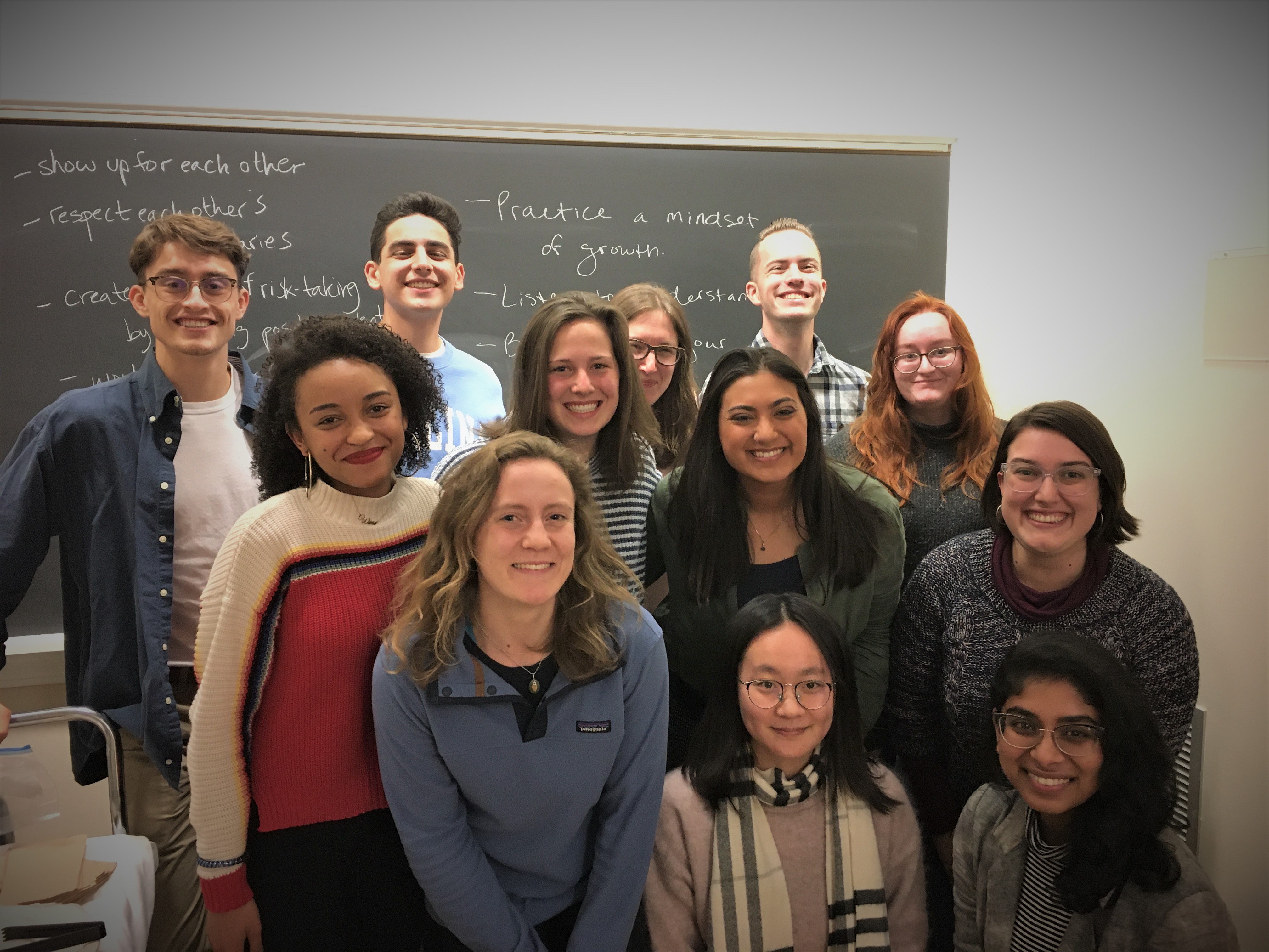 The inaugural class of Humanities Futures undergraduate fellows.