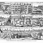 Images of the Great Plague in London in 1665.