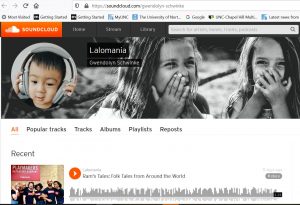 A screen capture of the Lalomania SoundCloud site that hosts the project.