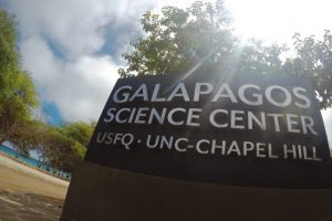 UNC-Chapel Hill Galapagos Science Center Welcome Sign