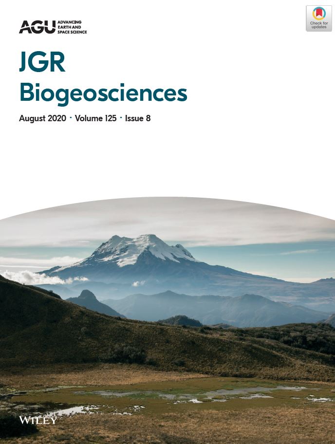 Cover of JGR Biogeosciences shows the paramo and mountains in the distance.