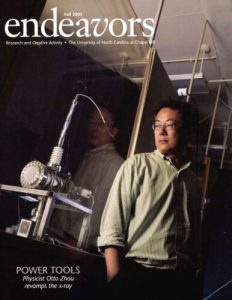 Zhou on the cover of Endeavors fall 2005.
