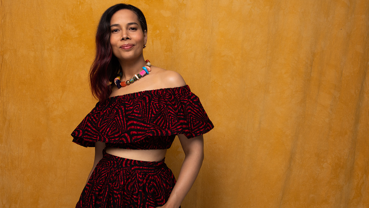 Grammy and MacArthur Award-winning musician Rhiannon Giddens will begin a three-year residency at Carolina Performing Arts in the spring of 2022. (Image courtesy of Carolina Performing Arts)