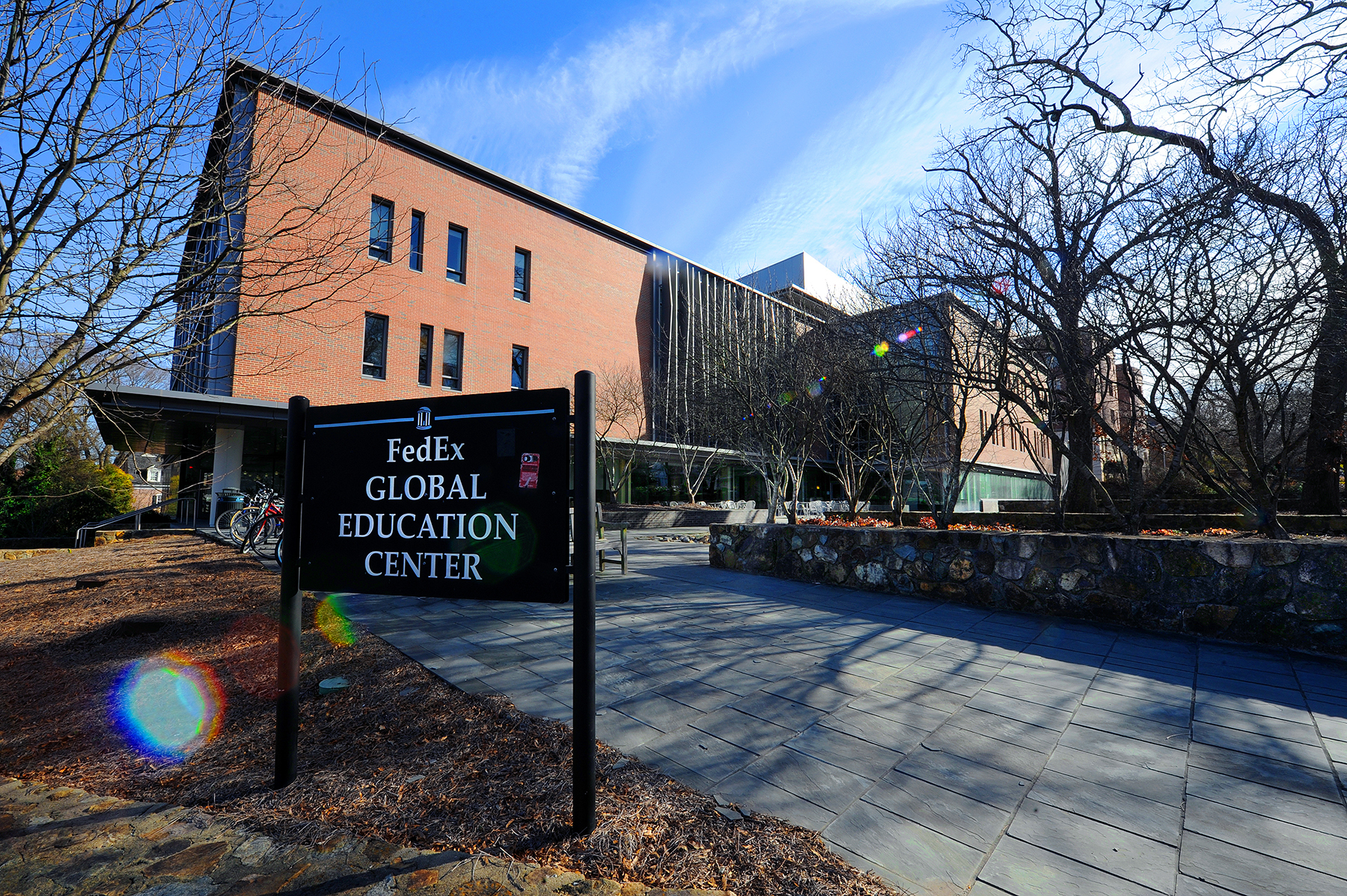 The FedEx Global Education Center building
