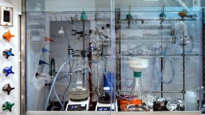 A photo of a chemistry lab