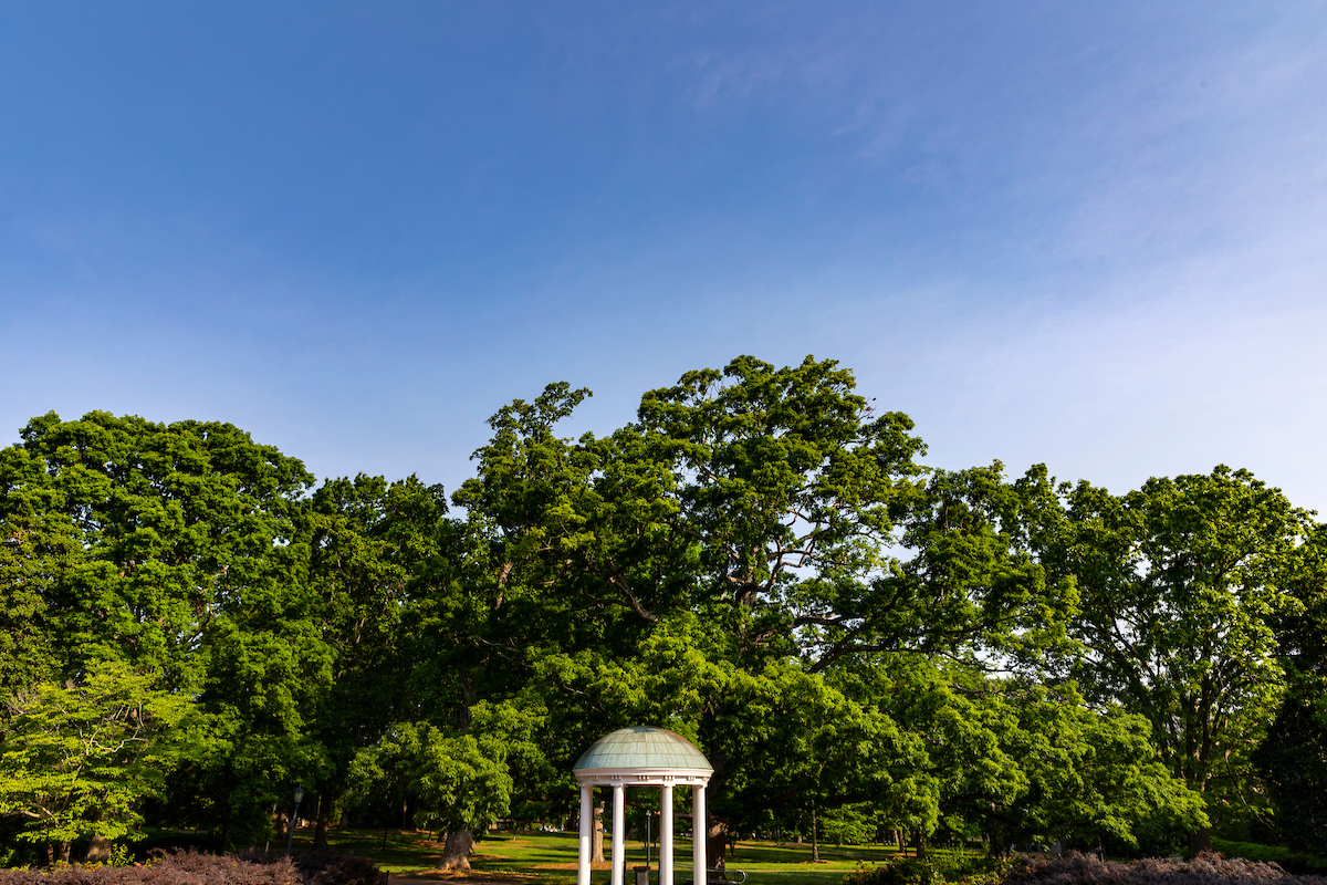 The Old Well under a clear blue sky.