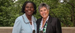 Recipients of the GAA's 2022 Distinguished Service Medals are Patricia Ann Timmons-Goodson ’76 (’79 JD) and Terry Ellen Rhodes ’78.