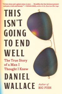Book cover for "This Isn't Going to End Well" features a pair of dark sunglasses on the cover.