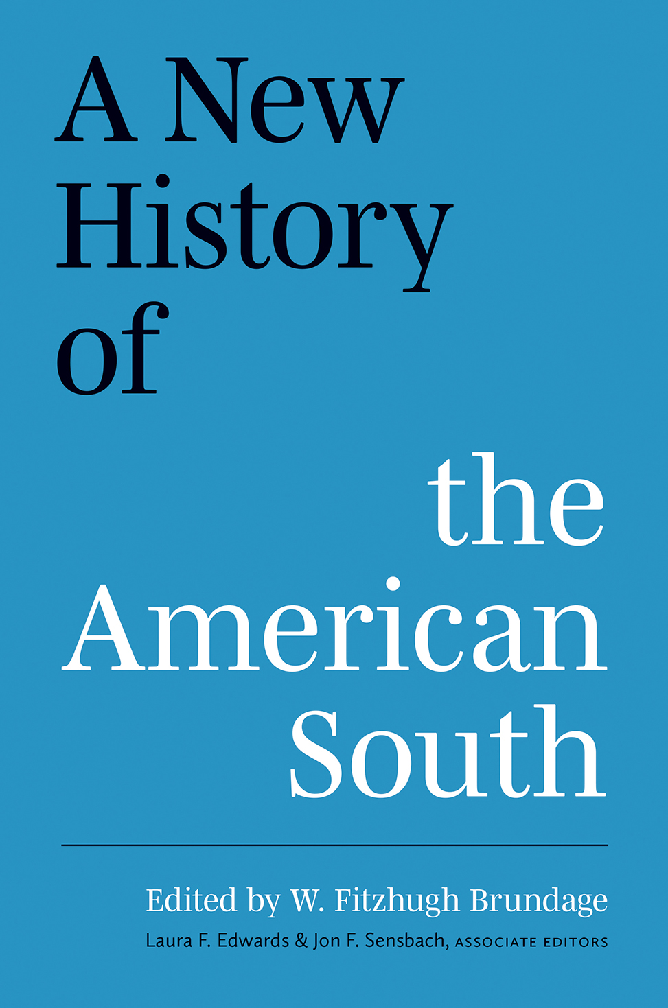 The book cover for A New History of the American South.