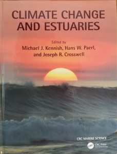 The book cover for Hans Paerl's book "Climate Change and Estuaries".