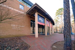 Exterior of the Joan H. Gillings Center for Dramatic Art